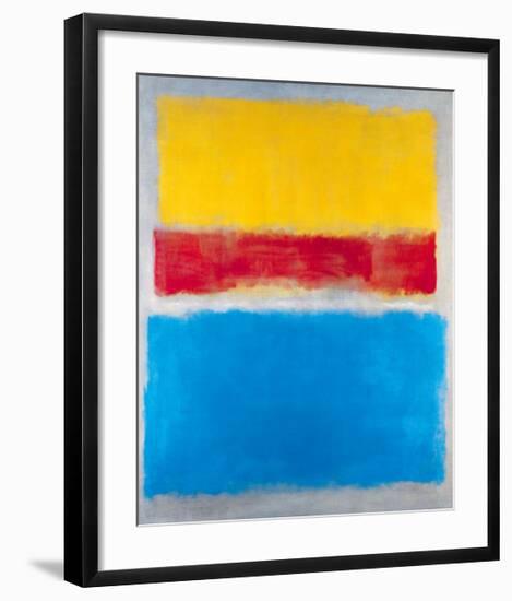 Untitled (Yellow, Red and Blue)-Mark Rothko-Framed Art Print