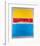 Untitled (Yellow, Red and Blue)-Mark Rothko-Framed Art Print