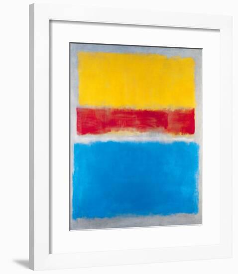 Untitled (Yellow, Red and Blue)-Mark Rothko-Framed Art Print