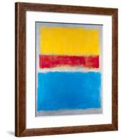 Untitled (Yellow, Red and Blue)-Mark Rothko-Framed Art Print