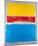 Untitled (Yellow, Red and Blue)-Mark Rothko-Mounted Art Print