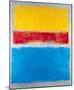 Untitled (Yellow, Red and Blue)-Mark Rothko-Mounted Art Print