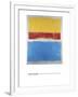 Untitled (Yellow, Red and Blue)-Mark Rothko-Framed Giclee Print