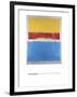 Untitled (Yellow, Red and Blue)-Mark Rothko-Framed Giclee Print