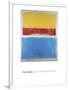 Untitled (Yellow, Red and Blue)-Mark Rothko-Framed Giclee Print