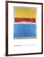 Untitled (Yellow, Red and Blue)-Mark Rothko-Framed Giclee Print