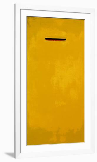 Untitled (Yellow)-Jürgen Wegner-Framed Serigraph