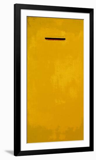 Untitled (Yellow)-Jürgen Wegner-Framed Serigraph