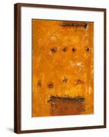 Untitled (Yellow)-Plato Papastamos-Framed Art Print