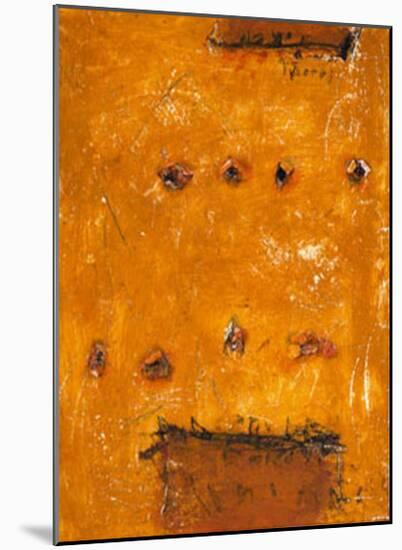 Untitled (Yellow)-Plato Papastamos-Mounted Art Print