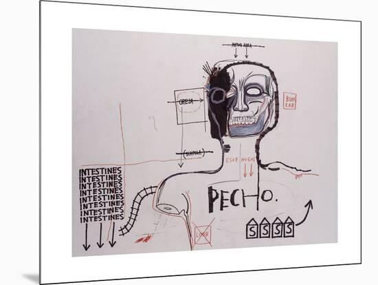 Untitled-Jean-Michel Basquiat-Mounted Giclee Print