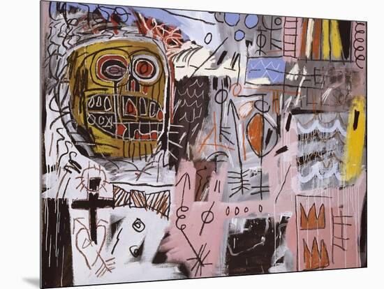 Untitled-Jean-Michel Basquiat-Mounted Giclee Print