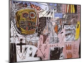 Untitled-Jean-Michel Basquiat-Mounted Premium Giclee Print