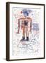 Untitled-Jean-Michel Basquiat-Framed Giclee Print