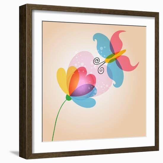 Untitled-Cienpies Design-Framed Art Print