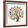 Untitled-Cienpies Design-Framed Art Print