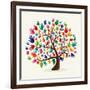 Untitled-Cienpies Design-Framed Art Print