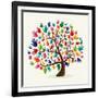 Untitled-Cienpies Design-Framed Art Print