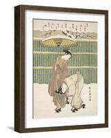 Untitled-Suzuki Harunobu-Framed Art Print