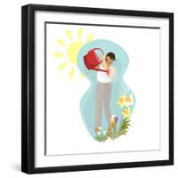 Untitled-Claire Huntley-Framed Giclee Print