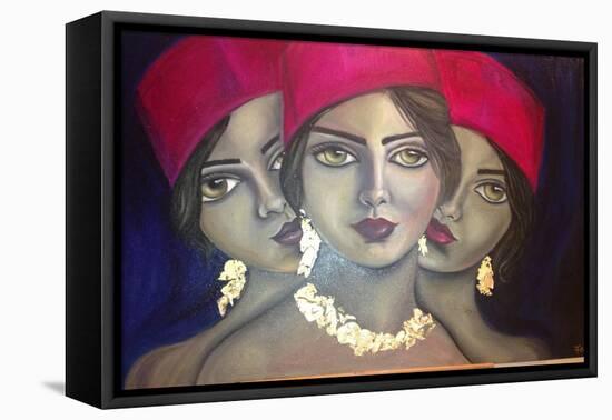 Untitled-Faiza Shaikh-Framed Stretched Canvas