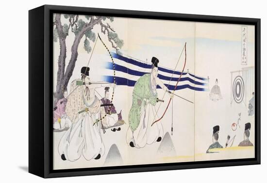 Untitled-Japanese-Framed Stretched Canvas