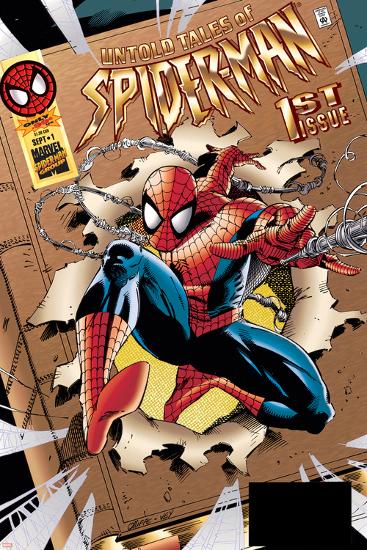 Untold Tales Of Spider-Man No.1 Cover: Spider-Man-Pat Olliffe-Lamina Framed Poster