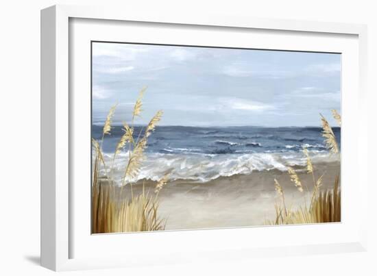 Untouched Beach Grass-Eva Watts-Framed Art Print