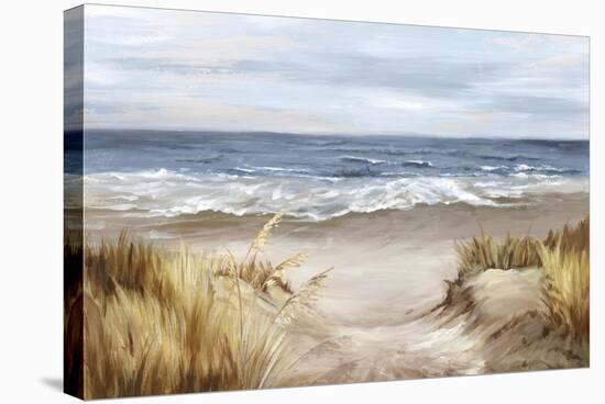 Untouched Beach-Eva Watts-Stretched Canvas