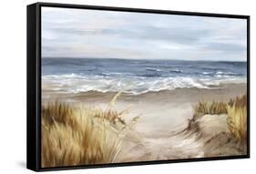 Untouched Beach-Eva Watts-Framed Stretched Canvas