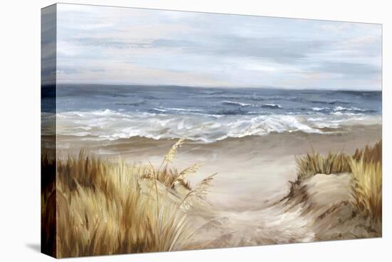 Untouched Beach-Eva Watts-Stretched Canvas