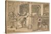 Unused drawing for 'Industry and Idleness', 1747-William Hogarth-Stretched Canvas