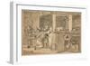 Unused drawing for 'Industry and Idleness', 1747-William Hogarth-Framed Giclee Print