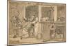 Unused drawing for 'Industry and Idleness', 1747-William Hogarth-Mounted Giclee Print