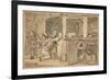 Unused drawing for 'Industry and Idleness', 1747-William Hogarth-Framed Giclee Print