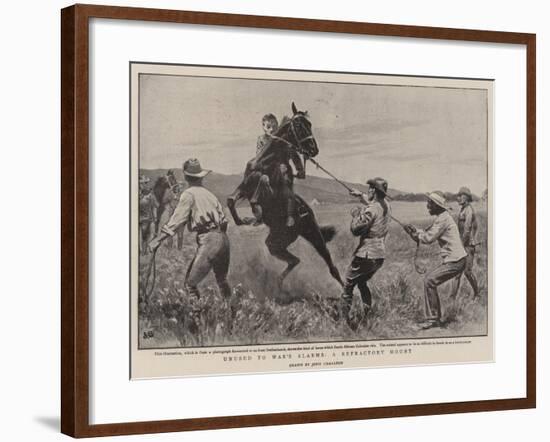 Unused to War's Alarms, a Refractory Mount-John Charlton-Framed Giclee Print