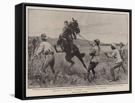 Unused to War's Alarms, a Refractory Mount-John Charlton-Framed Stretched Canvas