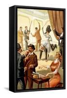 Unusual Acts under Hypnosis-null-Framed Stretched Canvas