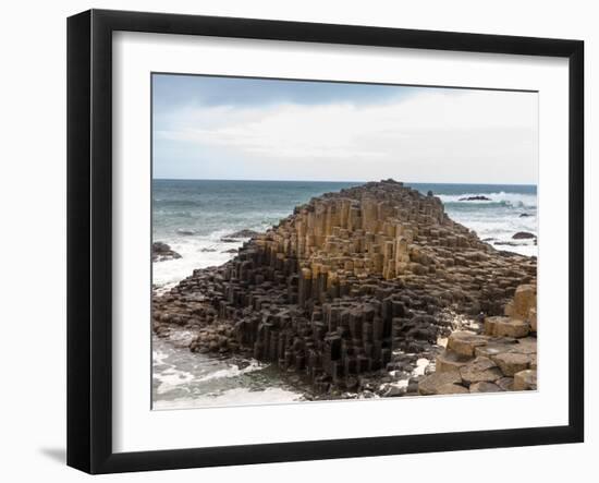 Unusual Geology at Giants Causeway Ireland-BackyardProductions-Framed Photographic Print