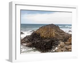 Unusual Geology at Giants Causeway Ireland-BackyardProductions-Framed Photographic Print