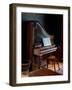 Unusual pianoforte at Turlough Park House dates from Victorian times. County May, Ireland.-Betty Sederquist-Framed Photographic Print