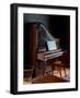 Unusual pianoforte at Turlough Park House dates from Victorian times. County May, Ireland.-Betty Sederquist-Framed Photographic Print