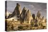 Unusual Rock Formations in the Rose Valley, Cappadocia, Anatolia, Turkey, Asia Minor, Eurasia-David Clapp-Stretched Canvas