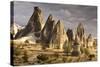 Unusual Rock Formations in the Rose Valley, Cappadocia, Anatolia, Turkey, Asia Minor, Eurasia-David Clapp-Stretched Canvas