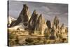 Unusual Rock Formations in the Rose Valley, Cappadocia, Anatolia, Turkey, Asia Minor, Eurasia-David Clapp-Stretched Canvas