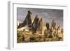 Unusual Rock Formations in the Rose Valley, Cappadocia, Anatolia, Turkey, Asia Minor, Eurasia-David Clapp-Framed Photographic Print