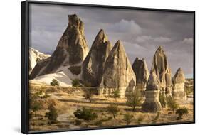 Unusual Rock Formations in the Rose Valley, Cappadocia, Anatolia, Turkey, Asia Minor, Eurasia-David Clapp-Framed Photographic Print