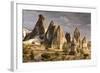 Unusual Rock Formations in the Rose Valley, Cappadocia, Anatolia, Turkey, Asia Minor, Eurasia-David Clapp-Framed Photographic Print