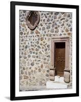 Unusual Stone Wall, San Miguel, Guanajuato State, Mexico-Julie Eggers-Framed Photographic Print