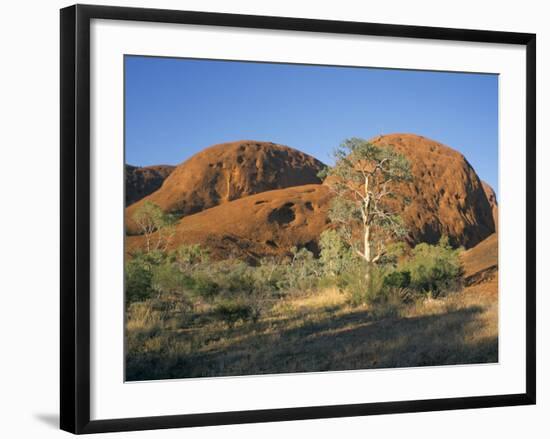 Unusual Weathered Rock Formation, the Olgas, Northern Territory, Australia-Ken Wilson-Framed Photographic Print